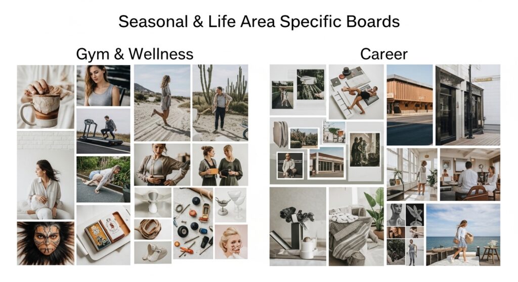 Vision Boards: A Powerful Tool to Manifest the Life You Desire 5 Seasonal or Life Area Specific Boards